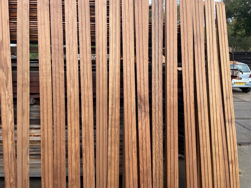 Frake triple en dubbel rhombus design blokprofiel, Ophalen, Planken, Nieuw, Hardhout