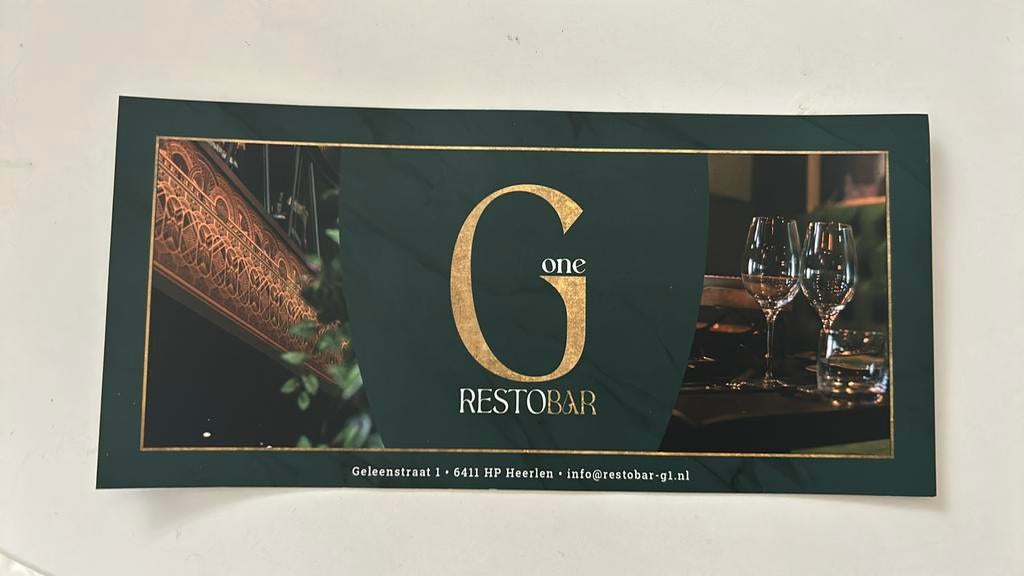 Cadeaubon, Eén persoon, Cadeaubon