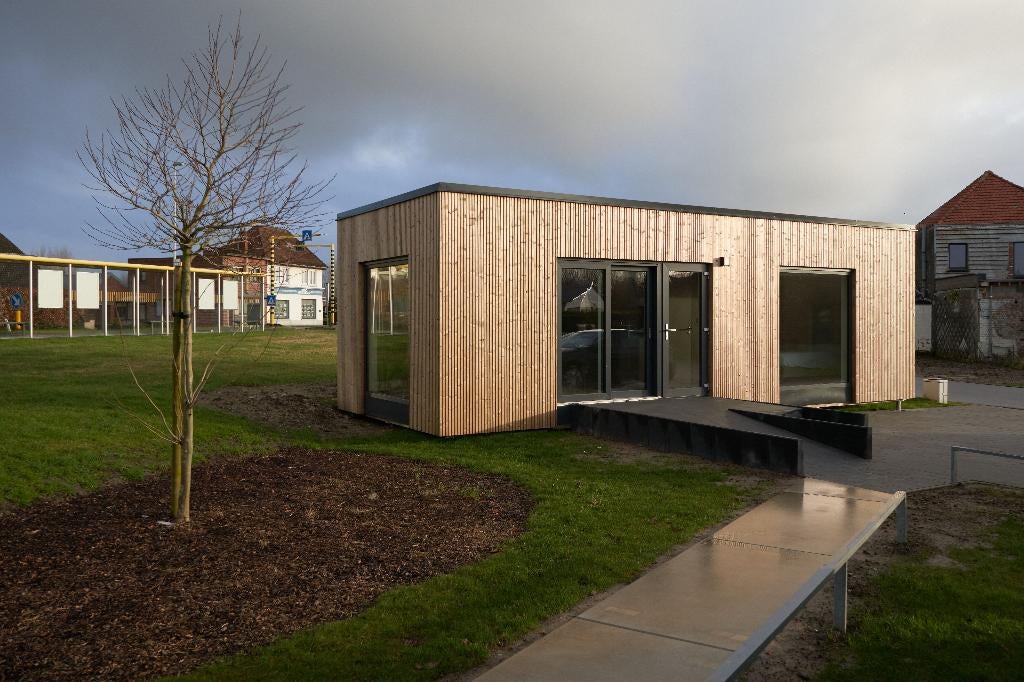 EPB-conforme mobiele zorgunit/tinyhouse 40m², Doe-het-zelf en Verbouw, Containers, Ophalen