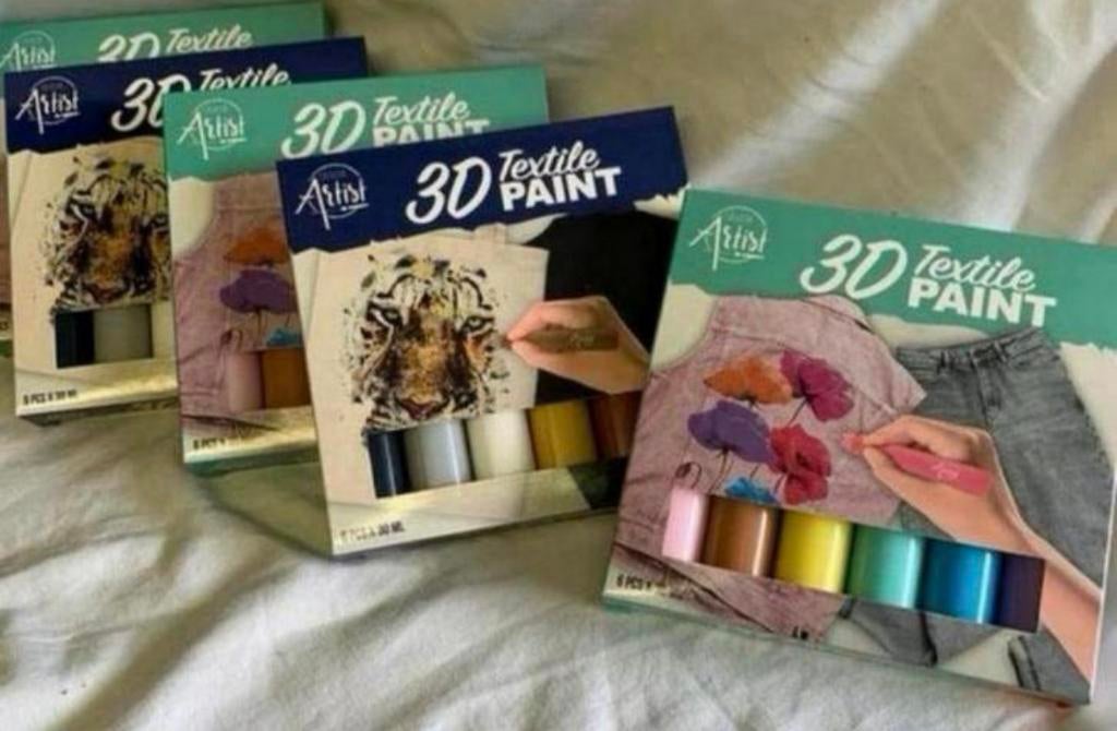 5 dozen met textiel verf. Stiften voor de eigen Ontwerpen, Hobby en Vrije tijd, Knutselen, Ophalen of Verzenden