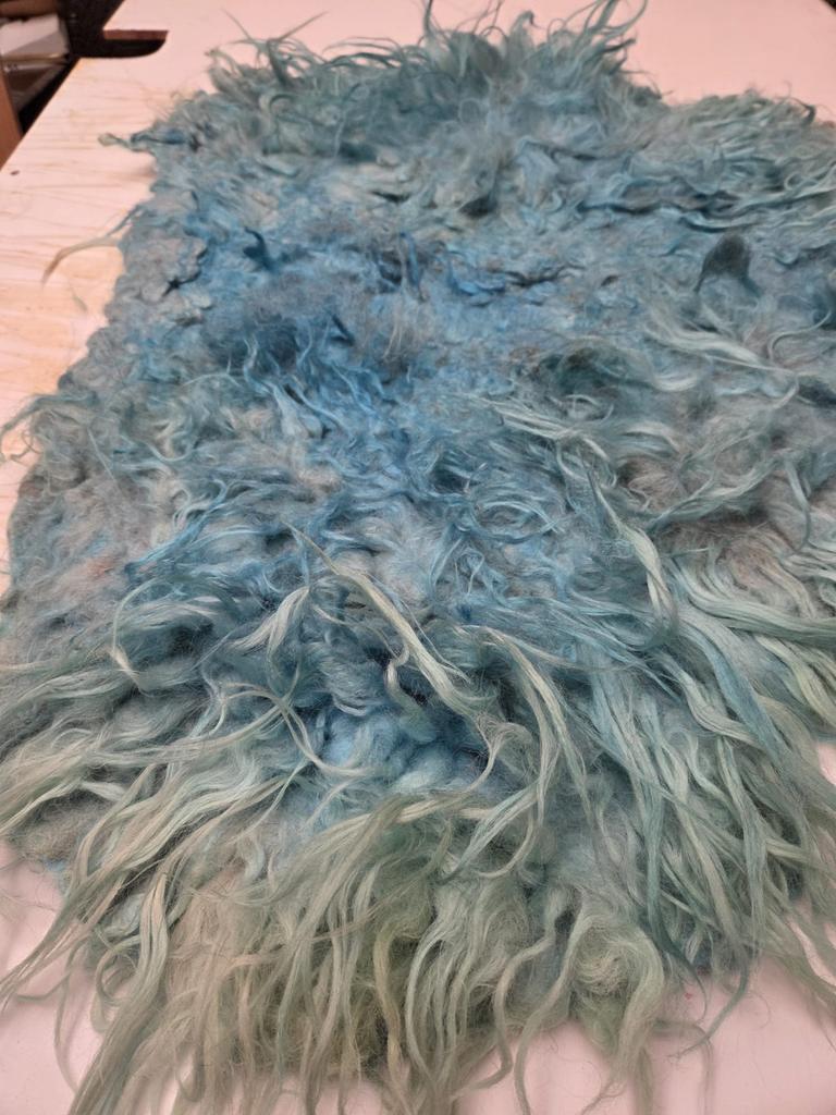 Racka vacht nr 50 gevilt turquoise 90x65, Ophalen of Verzenden, Zo goed als nieuw