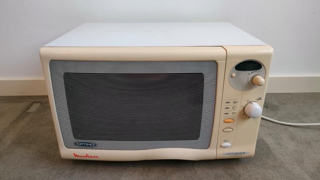 Moulinex magnetron Optiquick 45 l x 33,5 d x 28,5 h, Witgoed en Apparatuur, Magnetrons, Ophalen, Gebruikt, Minder dan 45 cm, Magnetron