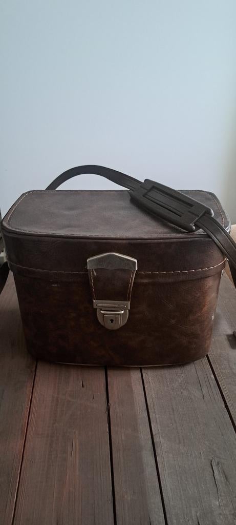 Petri Camera met Koffer - Vintage, Ophalen of Verzenden, Niet werkend, Spiegelreflex, Overige Merken