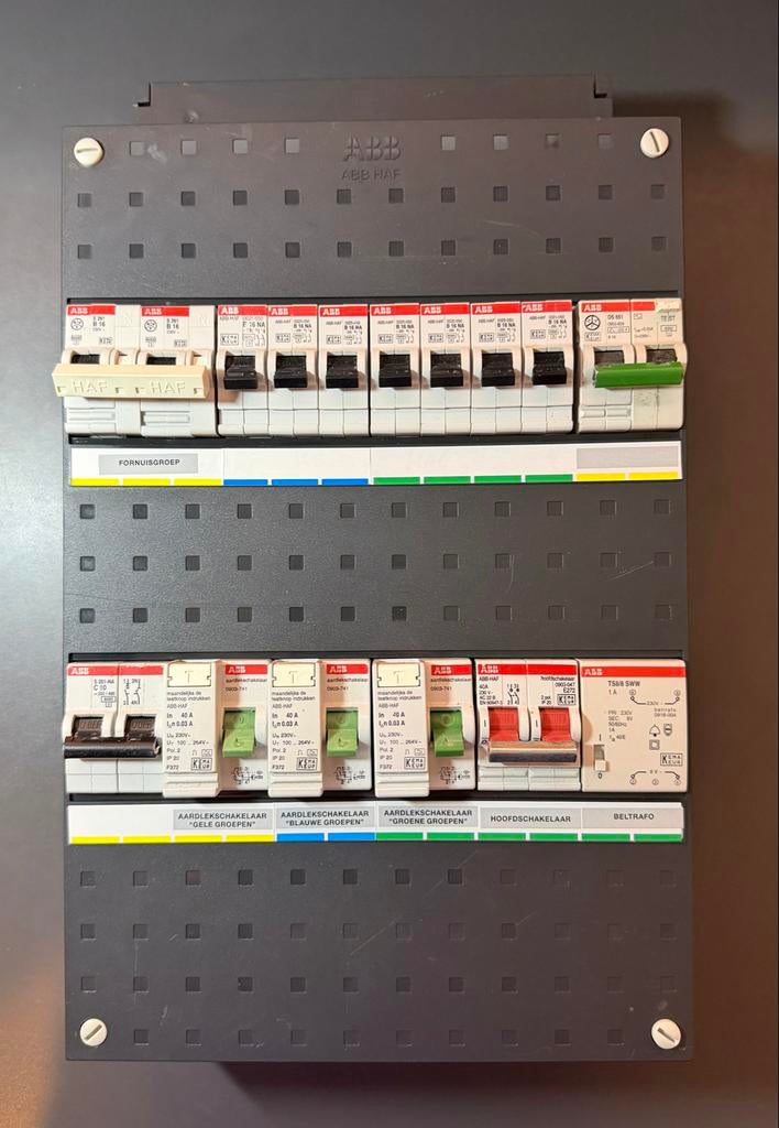 ABB HAF 1-fase groepenkast compleet, Ophalen, Gebruikt, Overige typen