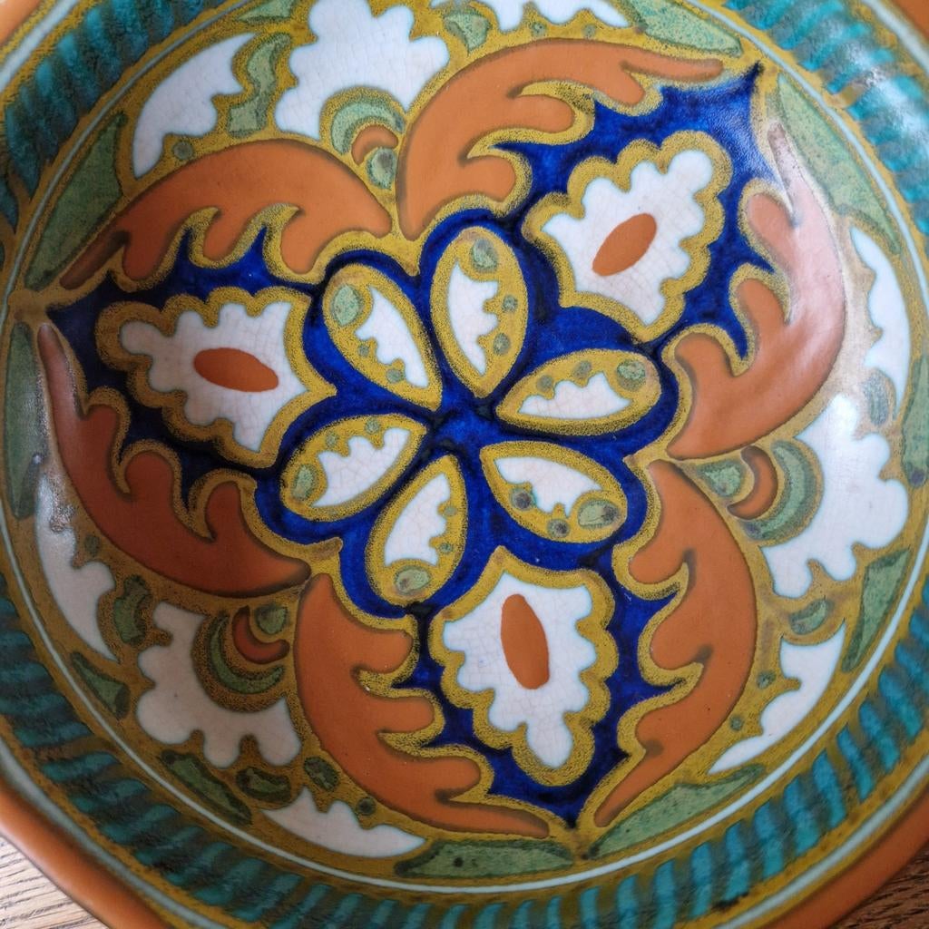 Prachtig schaaltje gouda plateel., Antiek en Kunst, Ophalen of Verzenden