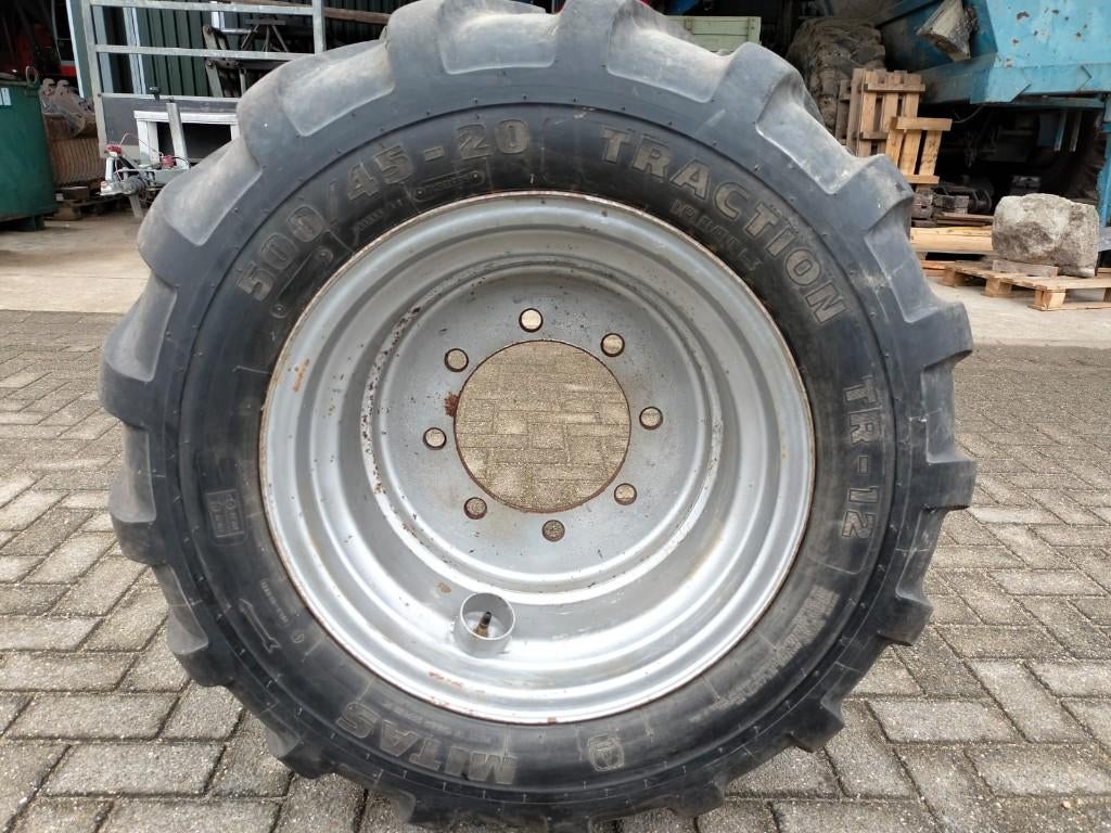 Mitas 500/45-20 band op velg, Auto-onderdelen, Gebruikt, Overige, Banden en Velgen, All Season