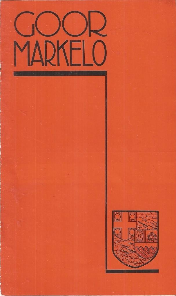 Toeristische Folder Goor Markelo 50/60er jaren, Ophalen of Verzenden, 20e eeuw of later, Zo goed als nieuw