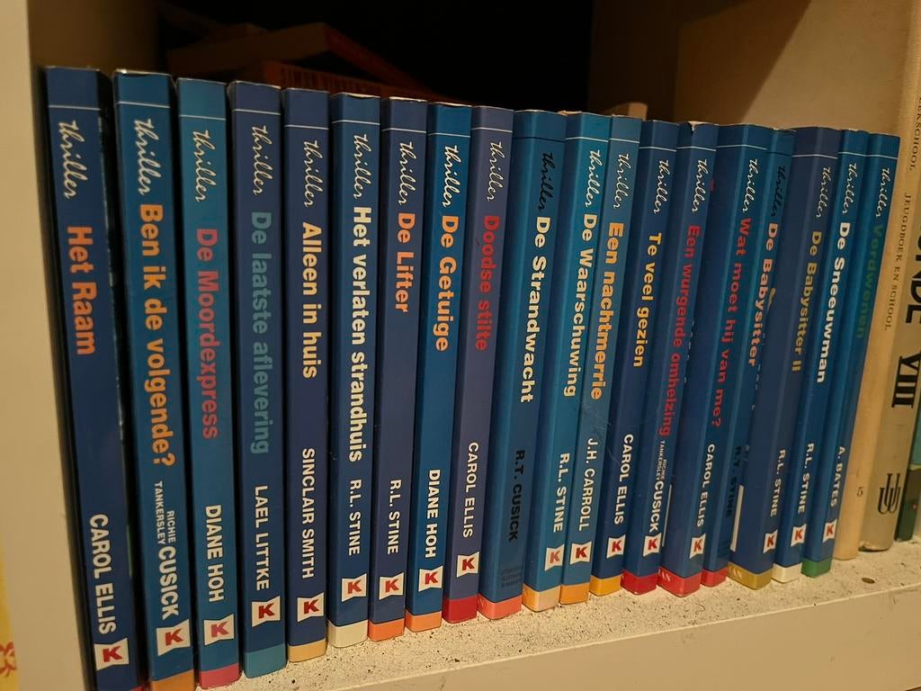 Groot pakket tienerboeken (eind ‘80/begin ‘90), Ophalen, Gelezen, Fictie