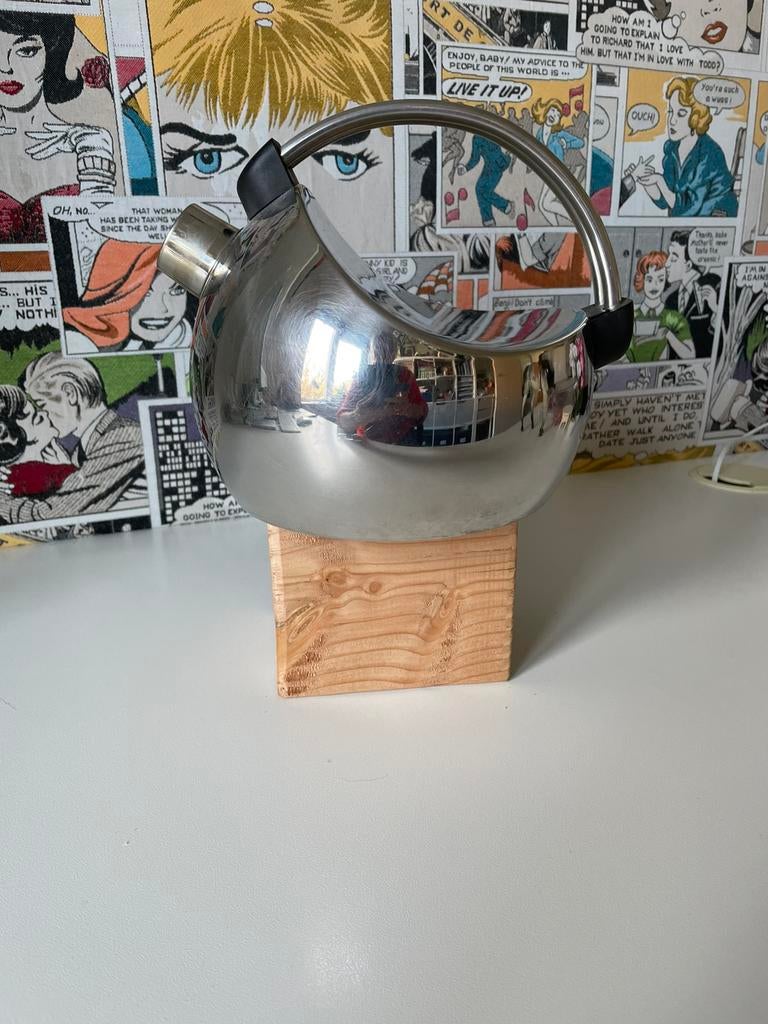 CARLO GIANNINI waterkoker, melkkannetje en suikerpot, Antiek en Kunst, Kunst | Designobjecten, Ophalen of Verzenden