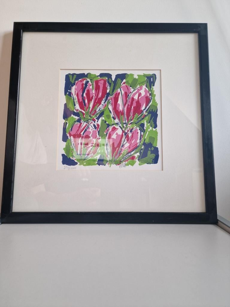Ad van Hassel Tulpen VII, Ophalen
