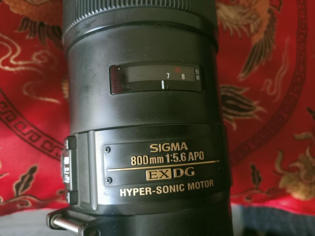 Sigma Canon EF 800mm F/5.6 800/5.6 Latest DG APO EX HSM zgan, Sigma, Zo goed als nieuw, Sigma, Sigma
