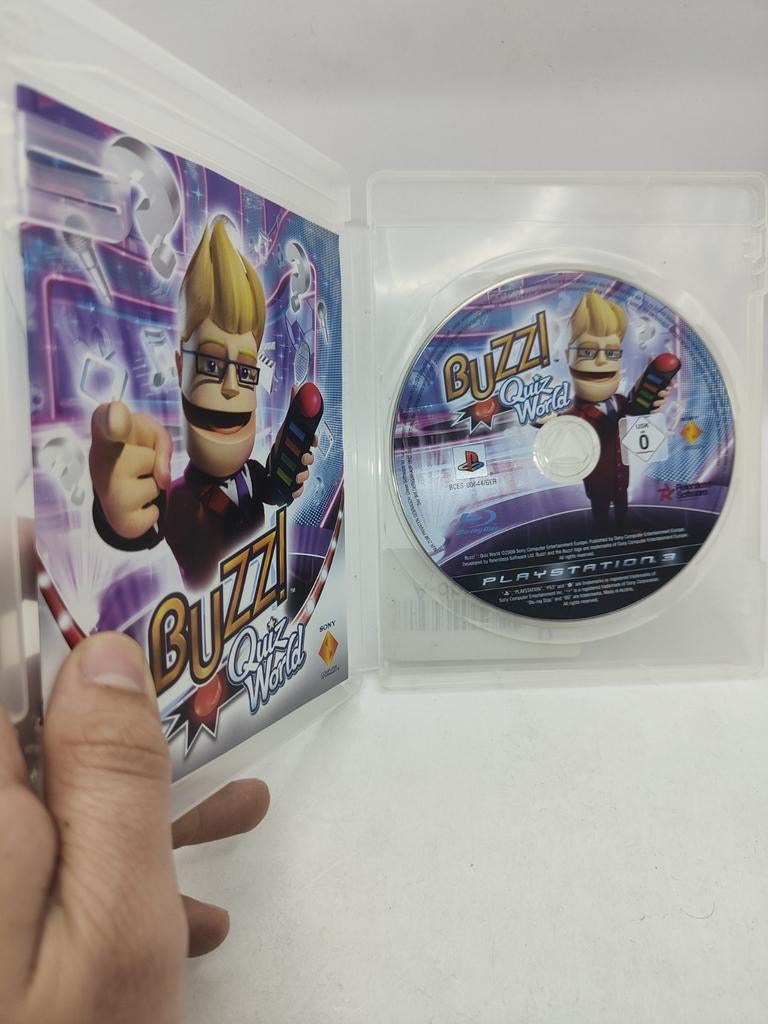 Buzz! Quiz World - PS3, Puzzel en Educatief, Ophalen of Verzenden, Zo goed als nieuw, Eén computer
