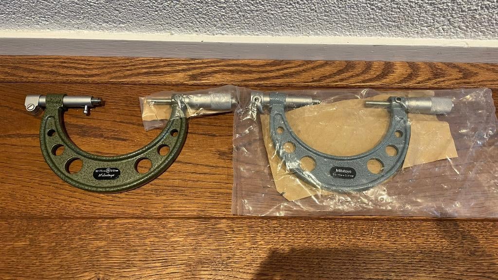 Mitutoyo passameter Tolerantieschroefmaat Micrometer 50-75mm, Doe-het-zelf en Verbouw, Meetapparatuur, -, Nieuw, Ophalen of Verzenden