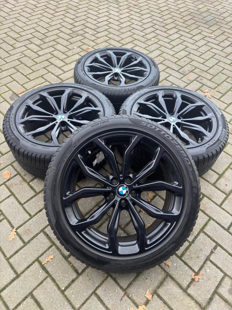 Originele BMW 20 inch Winterset Styling 695 X3 X4 iX3, Auto-onderdelen, Banden en Velgen, Banden en Velgen, Personenwagen, 20 inch