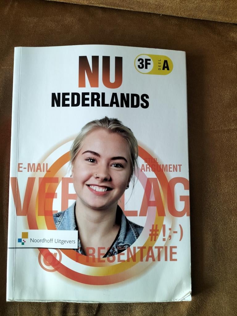 Leerwerkboek Nu Nederlands 3F deel A, Ophalen, Zo goed als nieuw