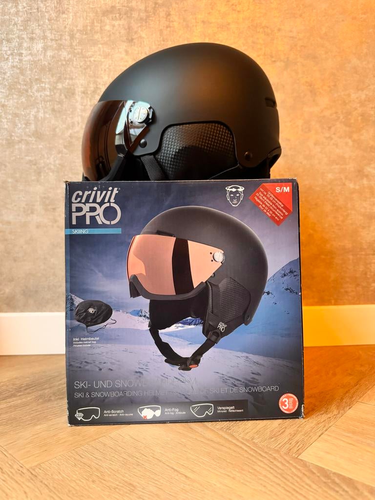 Crivit Pro Ski/Snowboard Helm - Maat S/M, Nieuw, Kleding, Skiën, Ophalen