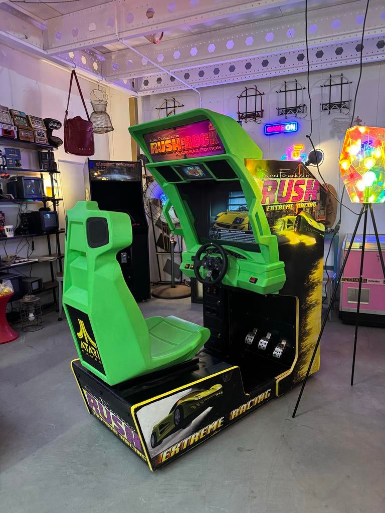 Atari extreme racer Arcade Kast, Ophalen, Info@spektakelwonen.nl, Chromium weg 10 amersfoort, Gebruikt