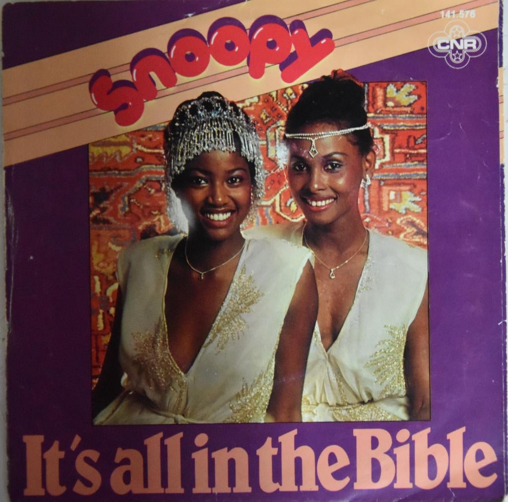 snoopy it's all in the bible Single 7" soul funk dans muziek, 7 inch, Single, Ophalen of Verzenden, Zo goed als nieuw