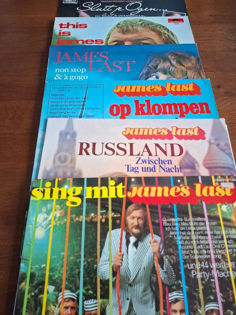 6 lp's james last, Ophalen of Verzenden, Gebruikt, 12 inch
