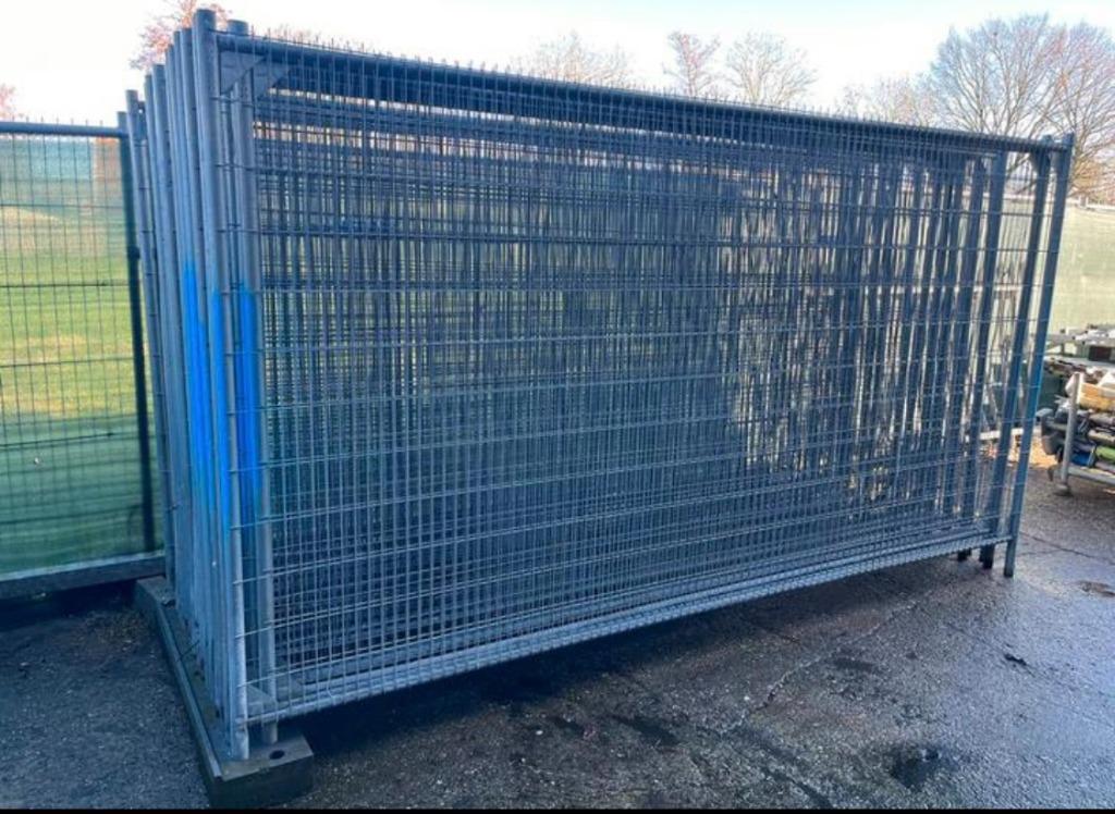 Bouwhekken/bouwhek/bouw hekken/bouw afzetting/bouw afzetting, Doe-het-zelf en Verbouw, Ophalen, Gebruikt