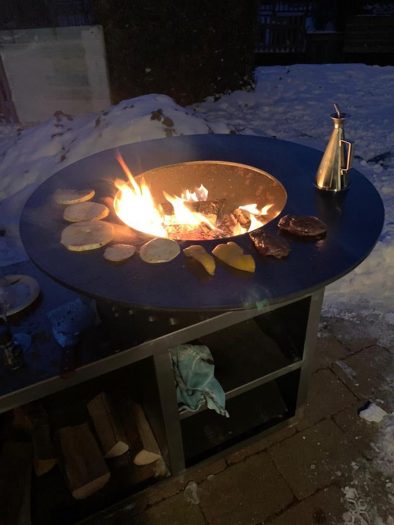 Vuurschaal, bbq, Ophalen, Nieuw, Houtskool