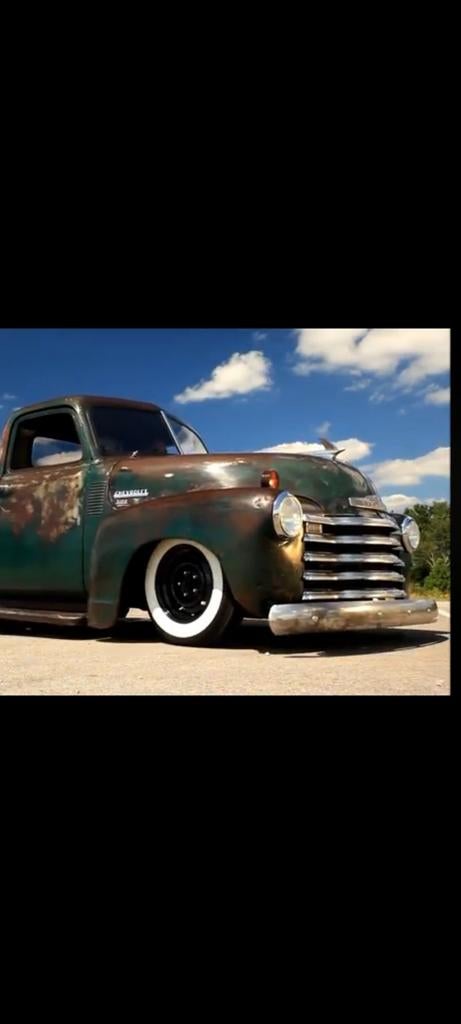 Gezocht chevrolet 3100 1947-1953 pickup achterbak, Auto-onderdelen, Ophalen of Verzenden, Chevrolet