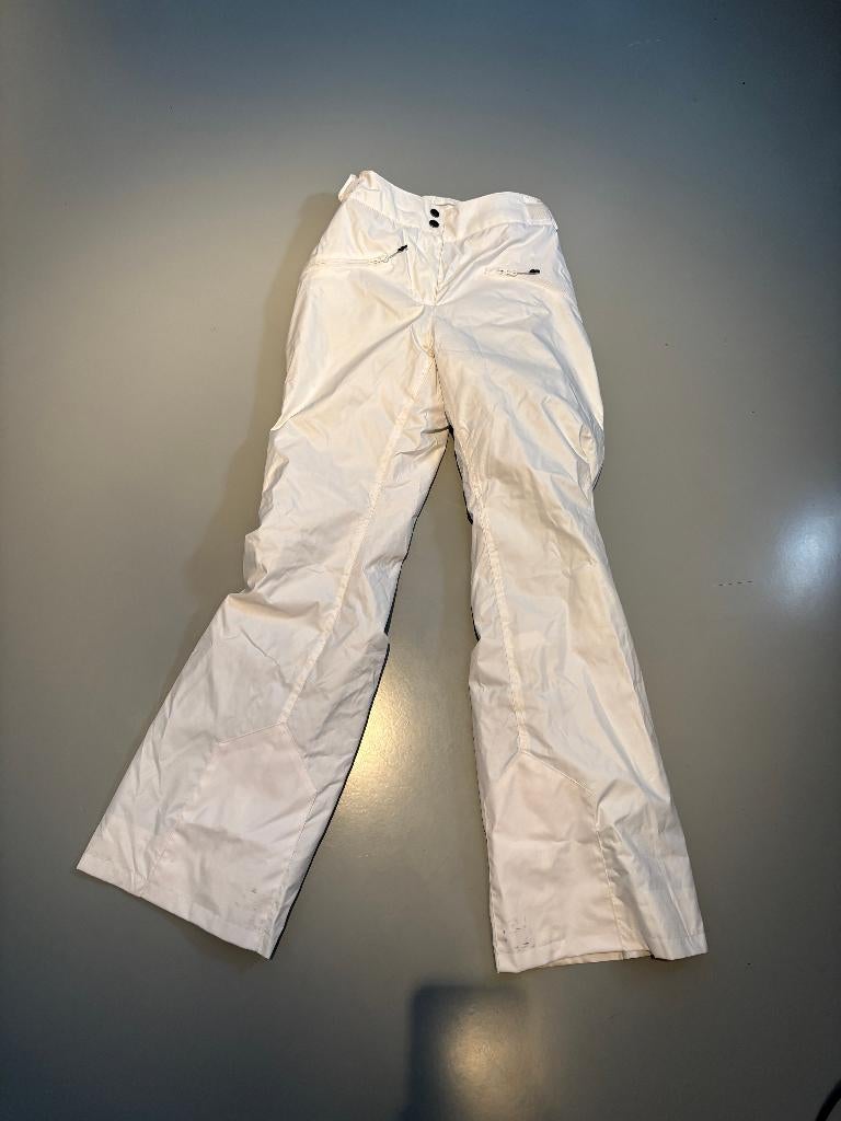 Mooie witte skibroek dames maat 38, Ophalen of Verzenden, Zo goed als nieuw, Wedze, Broek