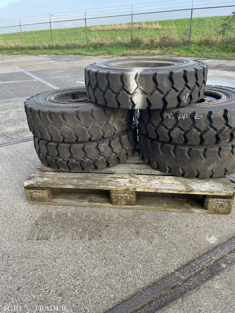 Heftruck banden 5x met vleg, Ophalen, -, Overige typen, Niet opgegeven