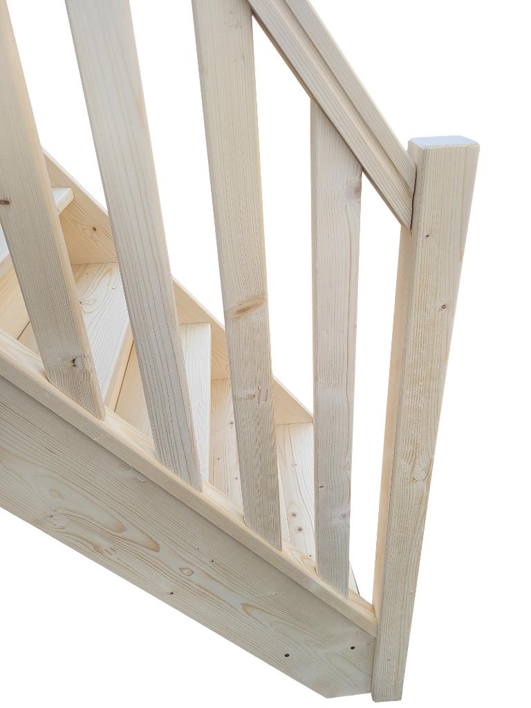Molenaarstrap 300 cm 80 cm open of dicht, Doe-het-zelf en Verbouw, Ladders en Trappen, Ophalen of Verzenden, Nieuw, Trap, 2 tot 4 meter