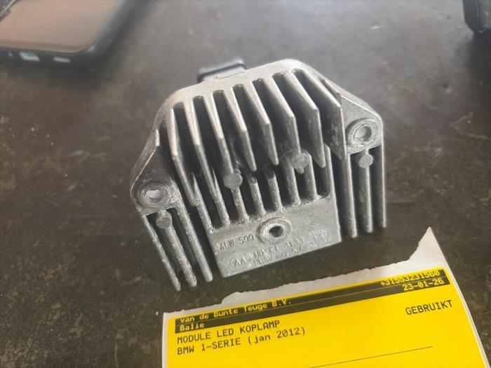 Module LED koplamp van een BMW 1-Serie, Gebruikt, -, -, 3 maanden garantie