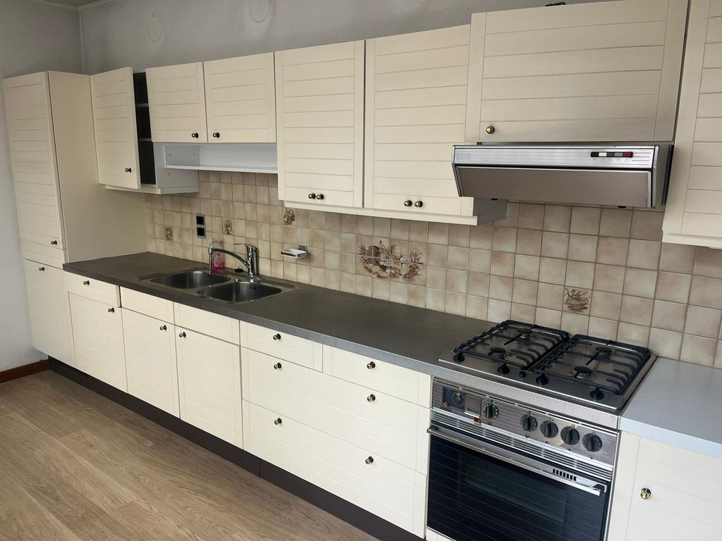 Keuken, Gebruikt, Hoekkeuken, Ophalen of Verzenden, Crème