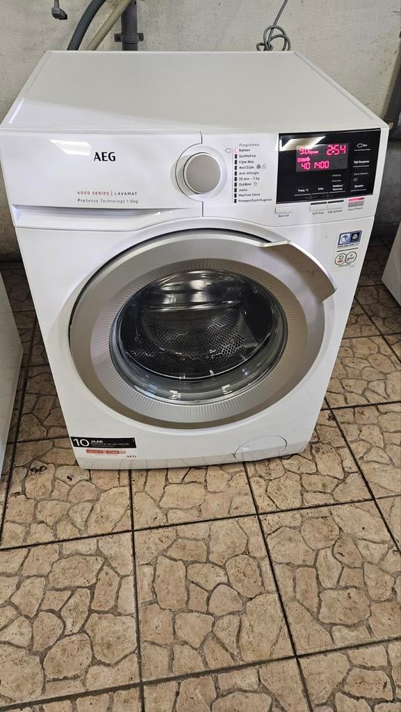 AEG Wasmachine 9KG /A+++ inc Garantie, 1200 tot 1600 toeren, Ophalen of Verzenden, Zo goed als nieuw, Voorlader