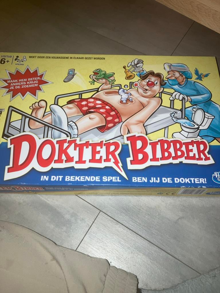 Dokter Bibber Compleet - Klassiek Kinderspel, Een of twee spelers, Ophalen, Gebruikt