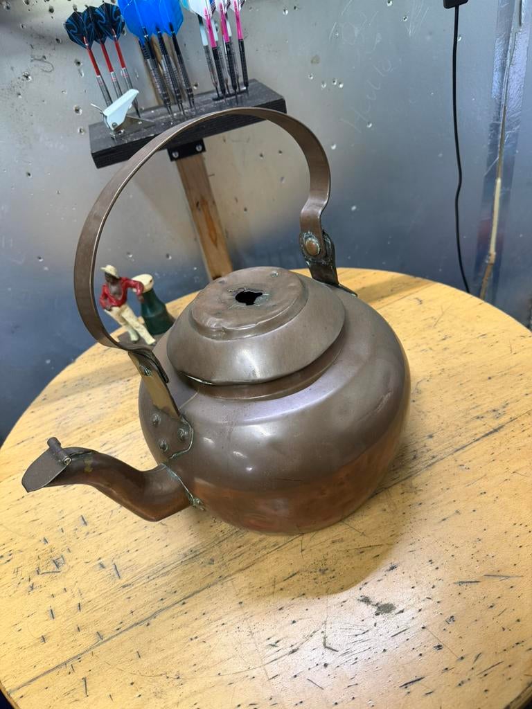 Koperen ketel appelketel koperen appelketel waterketel thee, Antiek en Kunst, Ophalen of Verzenden, Koper