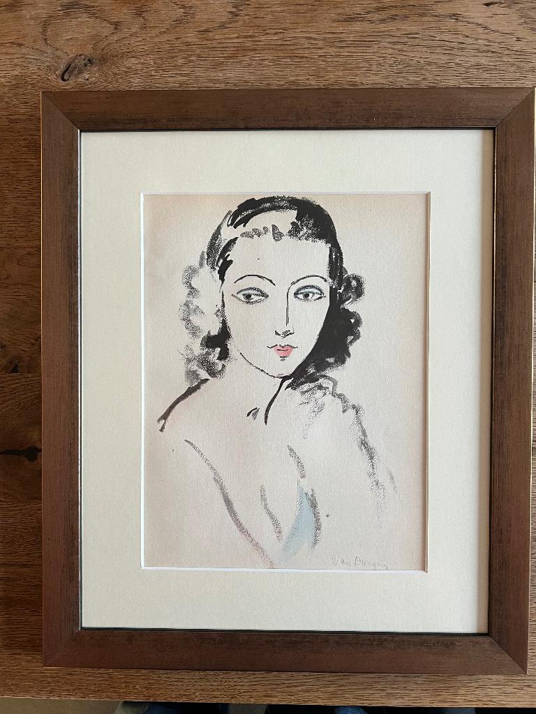 Kees van Dongen, origineel pochoir, Antiek en Kunst, Kunst | Schilderijen | Klassiek, Ophalen of Verzenden