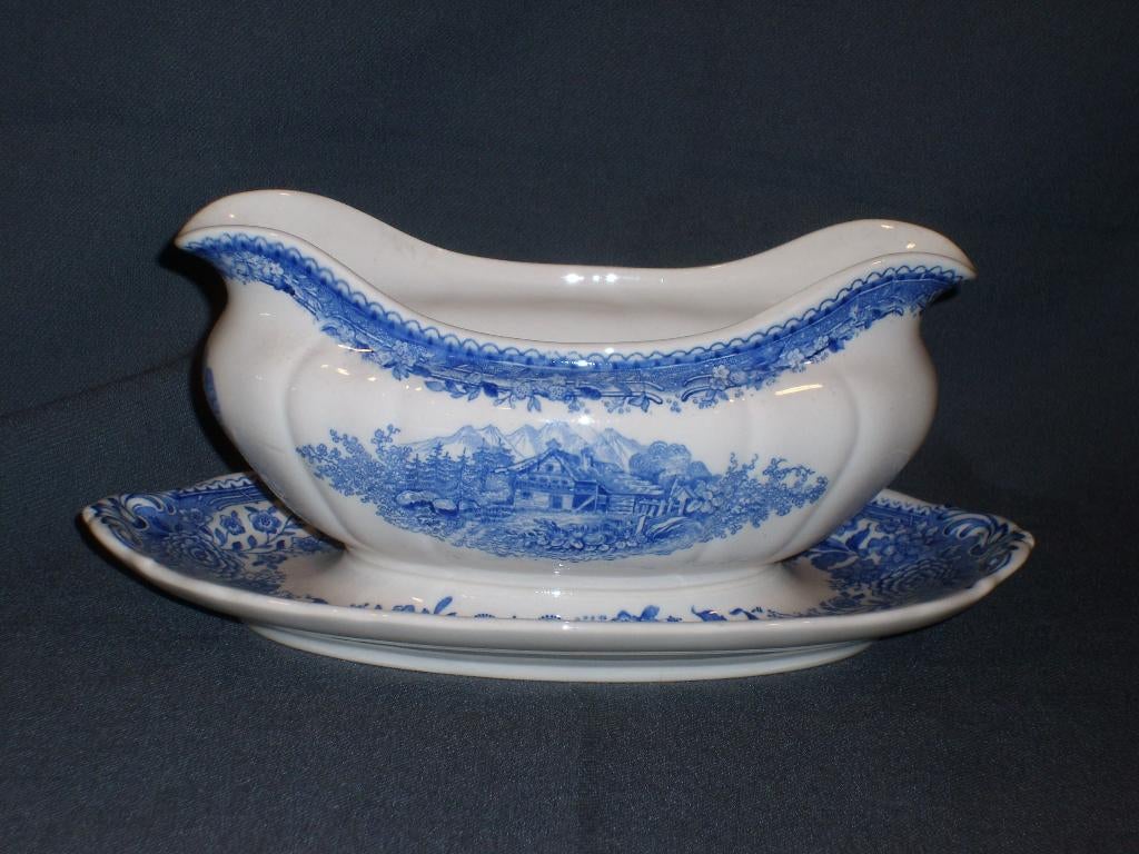 Villeroy & Boch, Burgenland blauw decor, 1 sauskom, Antiek en Kunst, Antiek | Servies los, Ophalen of Verzenden