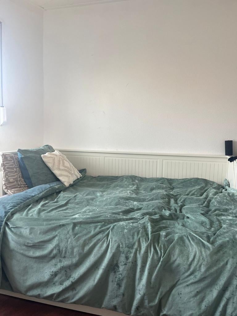 Ikea Hermes Bedbank, Ophalen, Verstelbaar, Wit, Tweepersoons