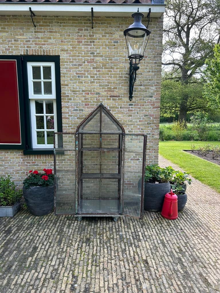 Greenhouse kas 70 x 75 x 175 cm de enige echte! glaskas, Tuin en Terras, Staal, Kweekkas, Ophalen of Verzenden, Zo goed als nieuw