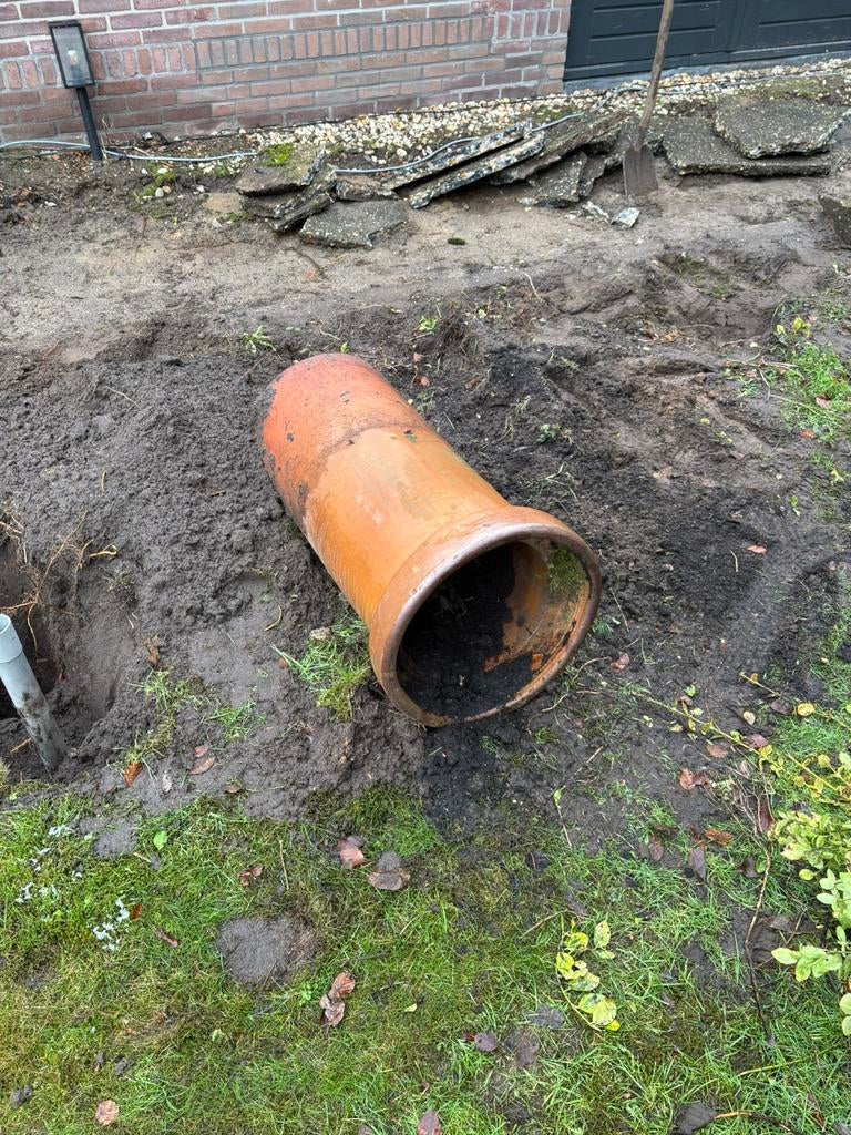 2 oude duiker delen gebruikt als plantbak, Ophalen, Overige materialen, Overige typen, Zo goed als nieuw