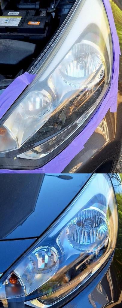 Koplampen Polijsten voor een Heldere Toekomst! Op Locatie, Komt aan huis