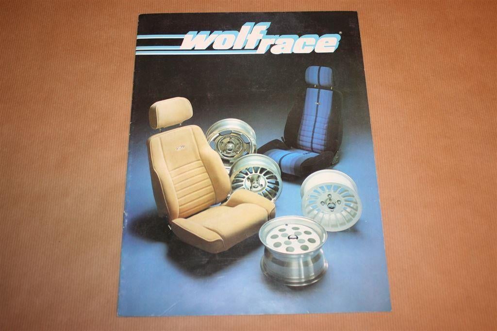 Reclame-uitgave - Wolfrace autobenodigdheden - 1980 !!, Ophalen of Verzenden, Zo goed als nieuw, Overige merken
