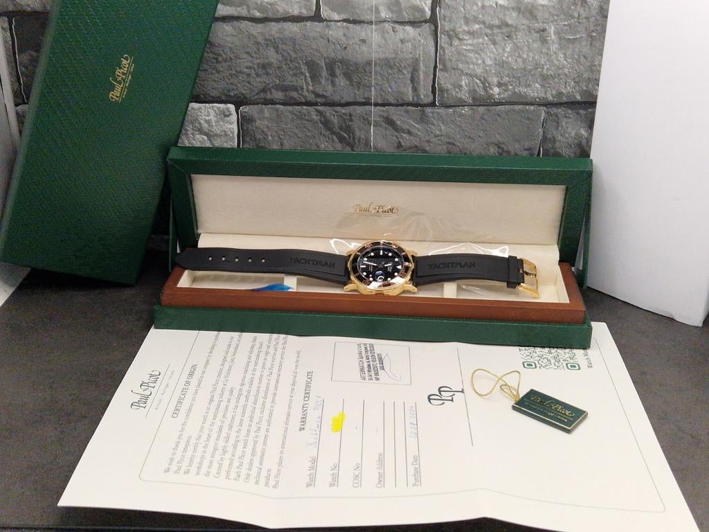 Paul Picot Yachtman 43mm automatic, full set 2024., Sieraden, Tassen en Uiterlijk, Horloges | Heren, Overige merken, Staal, Polshorloge