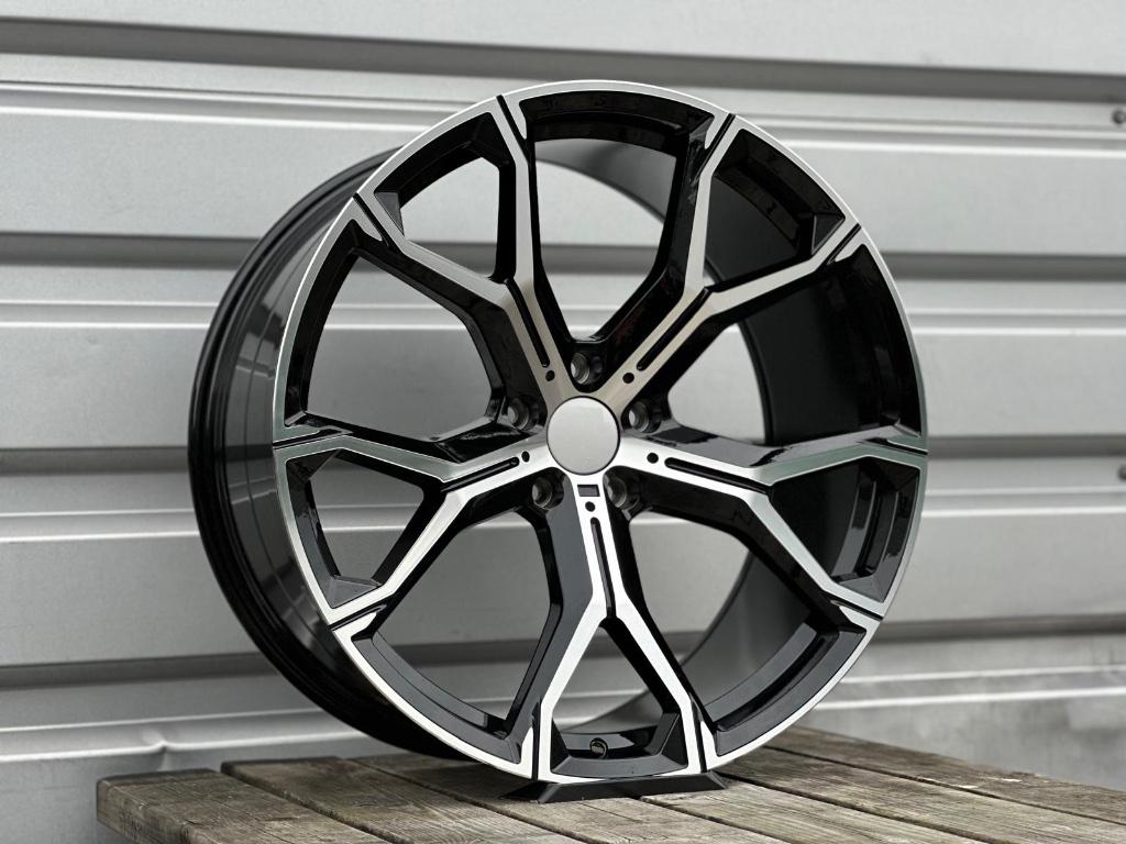 22" BMW STYLE 741M Look Sportvelgen FITS BMW X5, X6, X7, Auto-onderdelen, Banden en Velgen, 2525LV, Velg(en), 275 mm, Nieuw