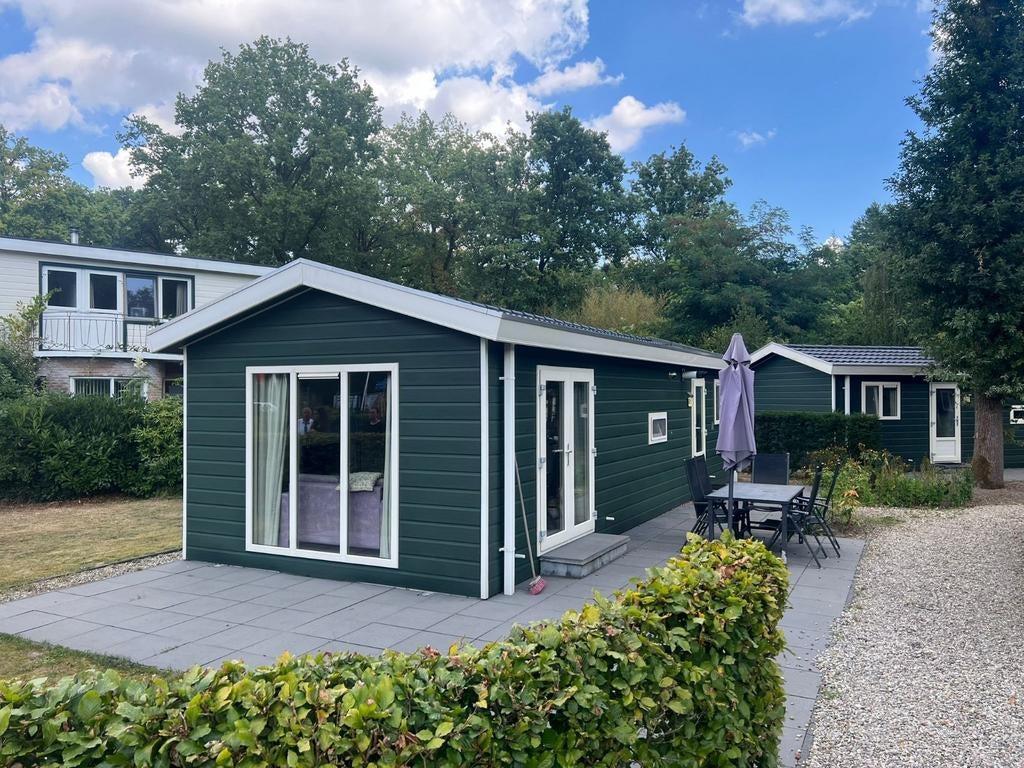 Chalet op vakantie park Bonte Vlucht in Doorn, 5 personen, In bos, 2 slaapkamers, Wasmachine