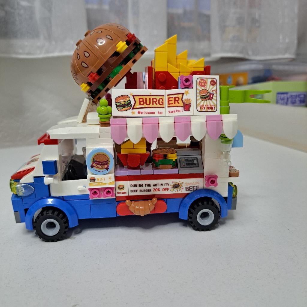 Hamburger wagen, Ophalen of Verzenden, Zo goed als nieuw, Lego Primo