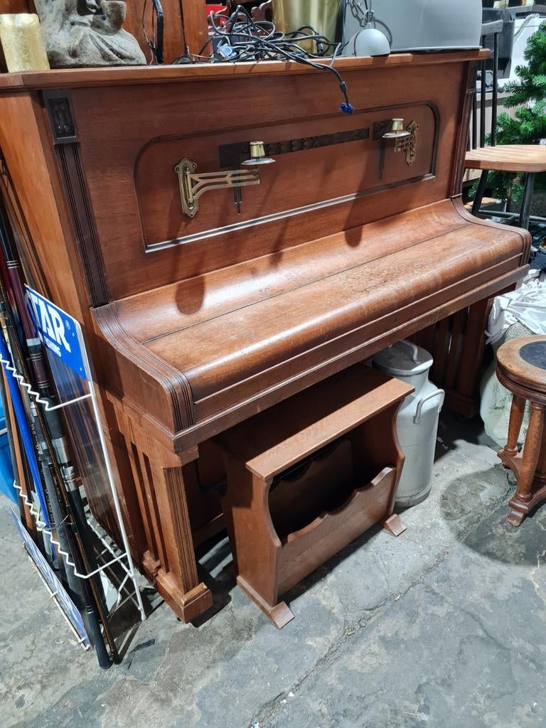 M. Janowsky Hofleverant Piano - Bruin, Muziek en Instrumenten, Piano's, Ophalen, Gebruikt, M. Janowsky, Piano