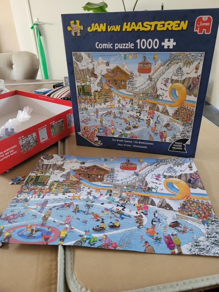 Jan van Haasteren Olympische Spelen Puzzel 1000 stukjes, Ophalen