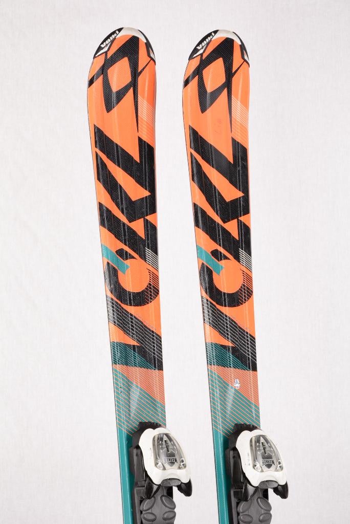 120 kinder ski's VOLKL RACETIGER GS black/orange, Overige merken, Gebruikt, 100 tot 140 cm, Ophalen of Verzenden