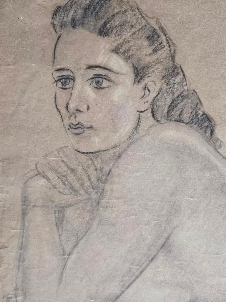 Art Deco Naakten, Piet Peters, ca. 1930, Antiek en Kunst, Kunst | Tekeningen en Foto's, Ophalen of Verzenden