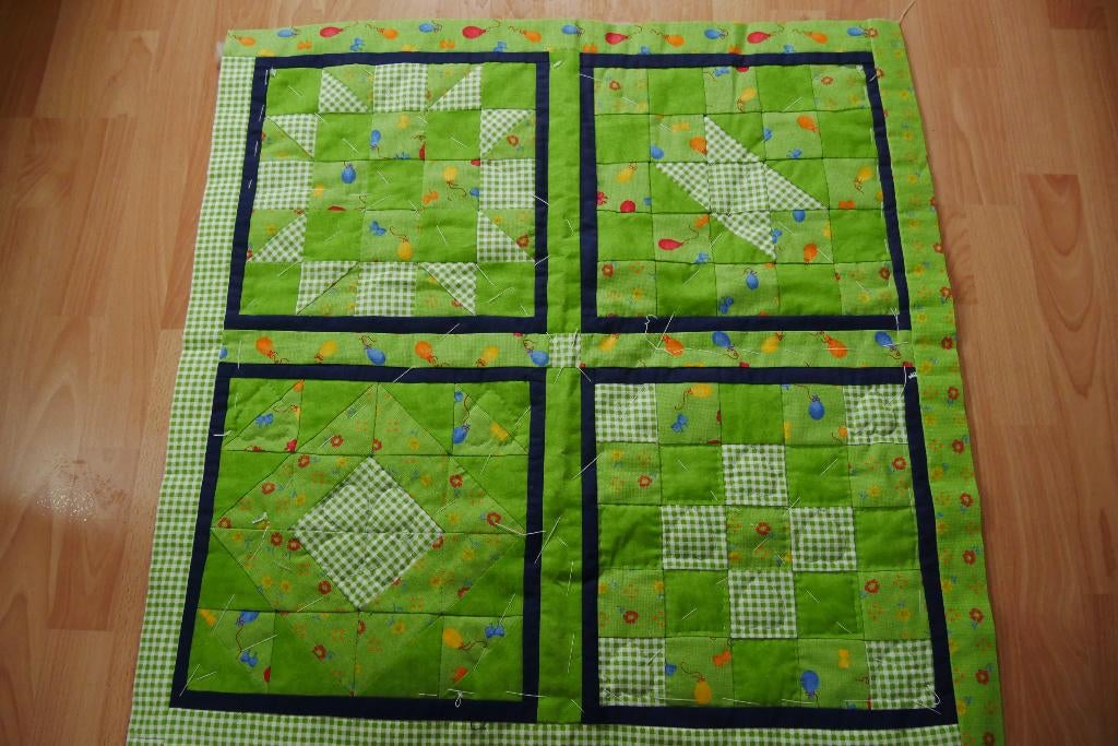 Handgemaakte quilt, Hobby en Vrije tijd, Stoffen en Lappen, Overige kleuren, 120 cm of meer, Nieuw, Ophalen of Verzenden